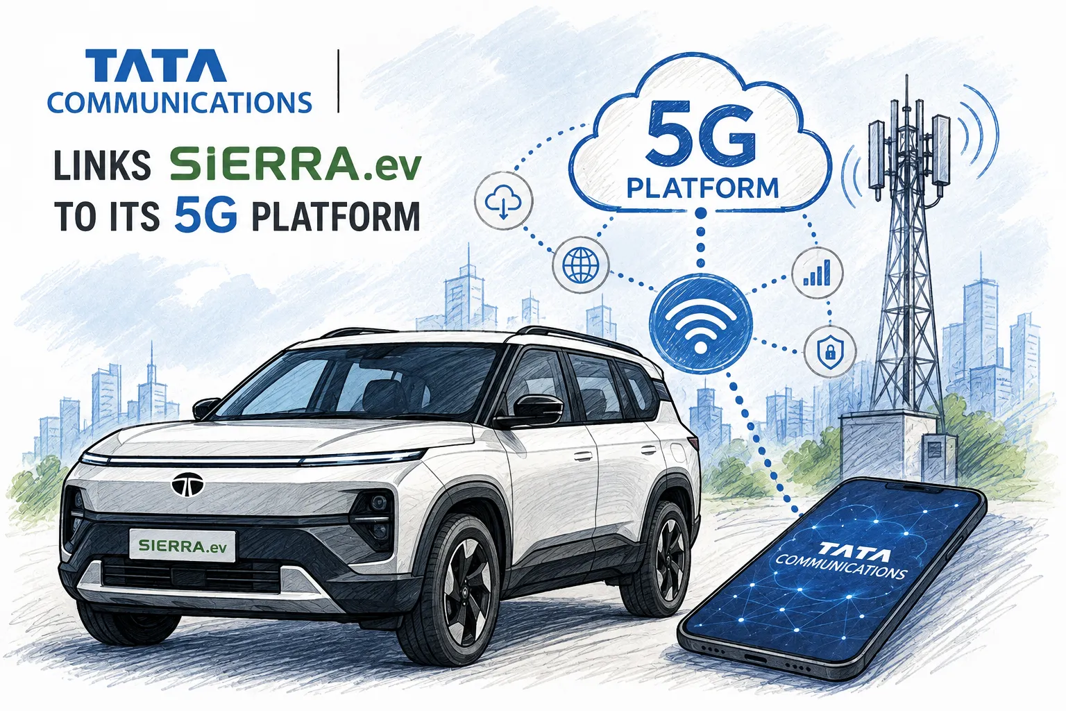 Tata Communications Links Sierra.ev to Its 5G Platform